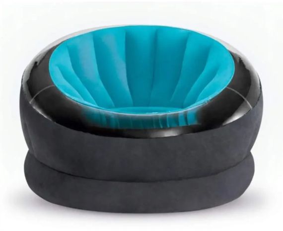 Надувное кресло 112 x 109 x 69см, Intex 68582-blue | Зображення 1
