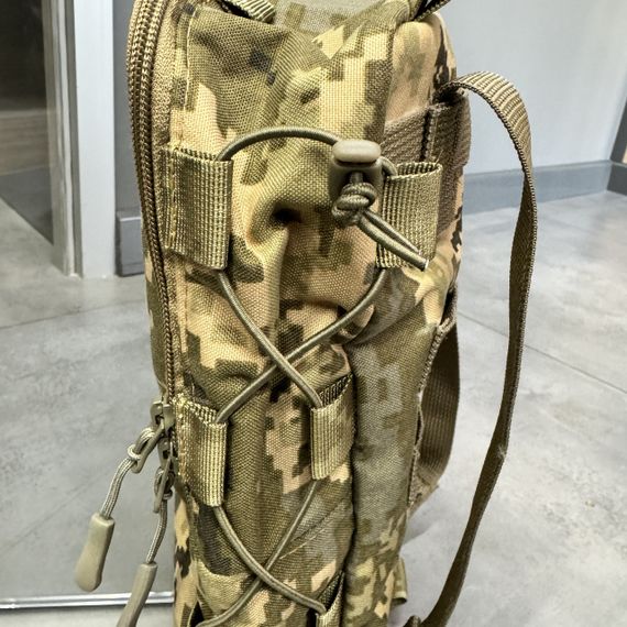 Підсумок-рюкзак сухарний на плитоноску з Моллі, Піксель, WINTAC, Cordura 1000D, сумка сухарна тактична, сумка сухарка армійська | Зображення 1