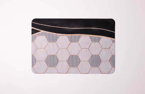 Набір килимків діатомітових для кухні Honeycomb 58*38 см/118*38 см Yiwu HP-42-208 | Зображення 1