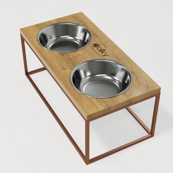 Миски на подставке для больших собак Hollky Base XL20 (2 × 1,8 л) BXL20-522620-GLNT | Зображення 6