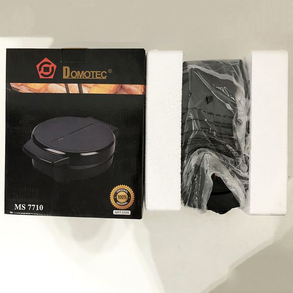Вафельниця для солодких вафель DOMOTEC MS-7710 1000 Вт, Вафлі в домашніх умовах FW-473 у вафельниці