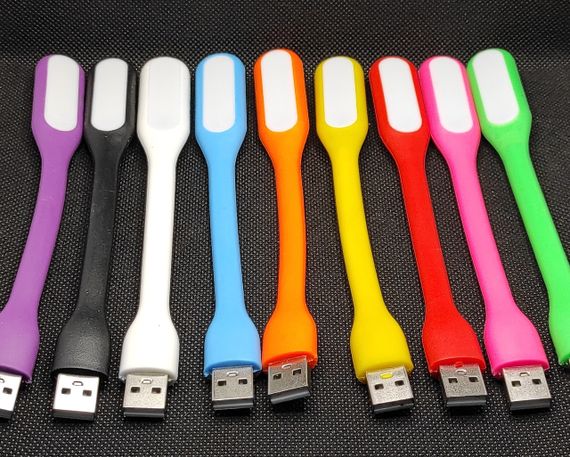 Фонарик USB гибкий Синий | Зображення 2