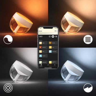 Настольная лампа Philips Hue Iris, Color, BT, DIM, біла (929002376101) | Зображення 2