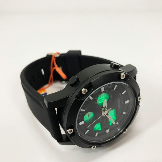 Стильные тактические часы для мужчин SKMEI 1757BKWT, Часы армейские для зсу Тактические зсу KO-71 | Зображення 1