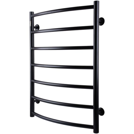 Рушникосушарка UNIO LD W 700-500-7 BLK Драбинка Дуга чорна (21614) | Зображення 4