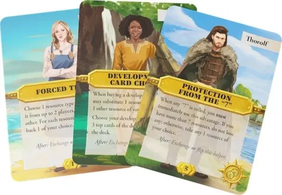 Настольная игра Catan: The Helpers (Колонизаторы: Помощники (английский)) (дополнение) | Зображення 1