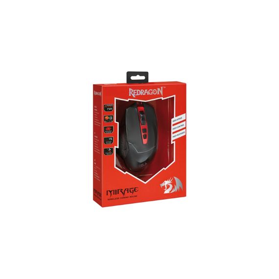 Мишка Redragon Mirage IR Wireless Black/Red (74847) | Зображення 3