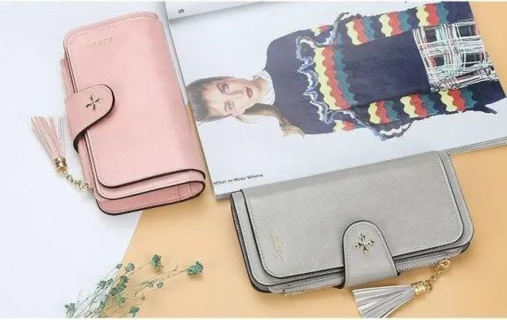 Женский кошелек Baellerry N2341 Pink, портмоне цвет пудра. | Зображення 1