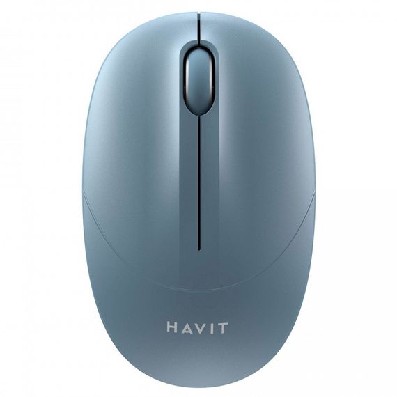 Беспроводная мышь HAVIT HV-MS54GT Blue с 1600 DPI, 2.4 ГГц и USB-приемником | Зображення 2