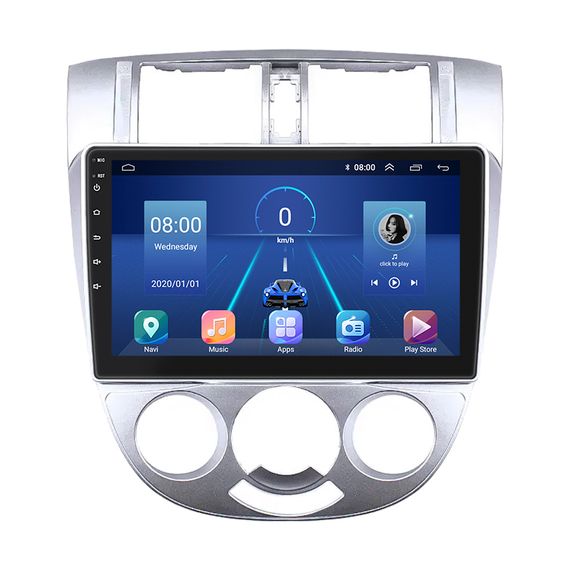 Штатна магнітола Lesko для Buick Excelle I Manual AC 2004-2007 екран 10" 6/128Gb 4G Wi-Fi GPS Top