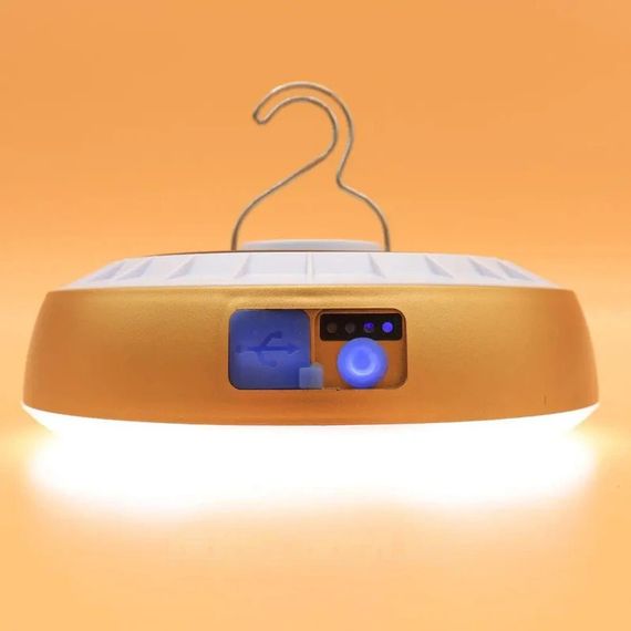 Підвісна кемпінгова USB лампа з Power Bank та сонячною панеллю XPRO (234564458_324)