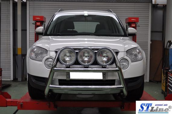 Кенгурятник WT018 (нерж.) для Skoda Yeti 2010-2024 гг | Зображення 2