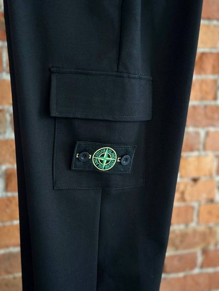 Костюм Stone Island зіп худі м'ята чорні штани + 2 пари шкарпеток у подарунок | Зображення 4