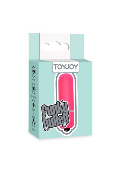 Віброкуля Funky Bullet, рожева, 5.5 х 1.5 см Sex Aura | Зображення 1