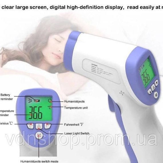 Детские термометры цифровые DT-8826, Бесконтактный термометр точный, Градусник универсальный FD-86 | Зображення 7