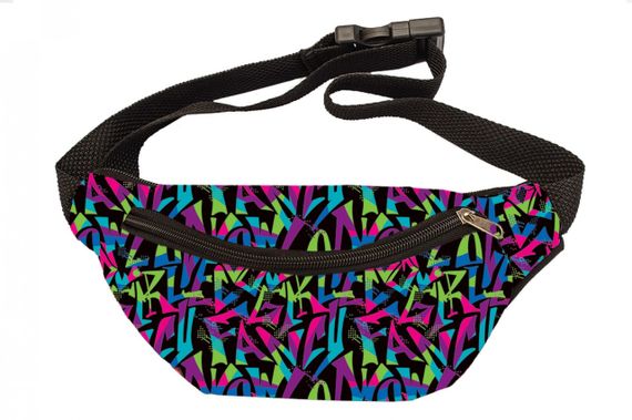 Сумка поясная бананка 4Profi с принтом "(мод. 22011) оксф. 003" с одним отделением