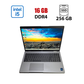 Ультрабук Dell Latitude 5530 / 15.6" (1920x1080) IPS / Intel Core i5-1235U (10 (12) ядер по 1.3 - 4.4 GHz) / 16 GB DDR4 / 256 GB SSD / Intel Iris Xe Graphics / WebCam / HDMI б/в
