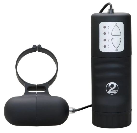 Виброкольцо на проводном пульте управления AQUA SILKS sexstyle | Зображення 1