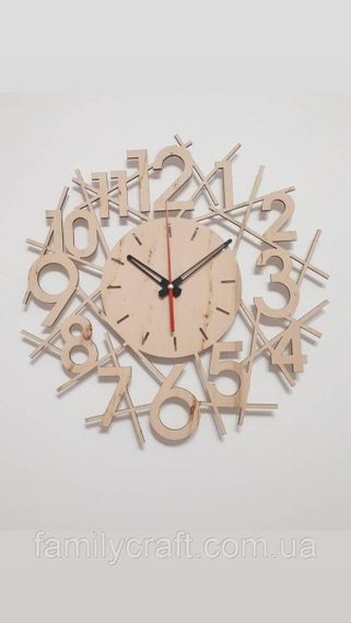 Настенные деревянные часы из фанеры Оригинальные часы  Декор для дома, офиса, подарок
