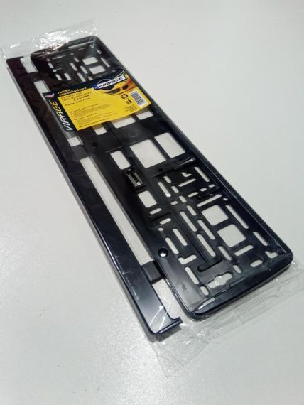Рамка номерного знака (1 шт.) AMTRA (93-001) чорна | Зображення 2