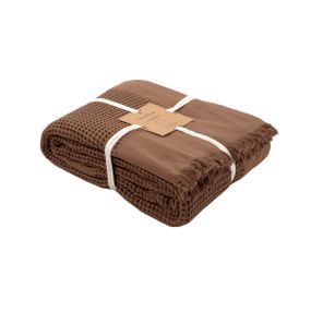 Покривало Lotus Home 11445 Туреччина 240*260 см  Бавовна Коричневий