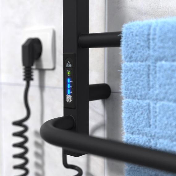 Электрическая полотенцесушилка Laris Зебра Комфорт ЧФЧ6 500 х 600 Е (подкл. слева) R3 | Зображення 4