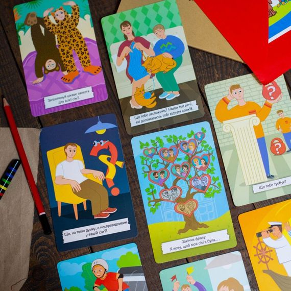 Психологічна гра для занять із дітьми "Давай поговоримо!" 10156039, 30 карток | Зображення 4