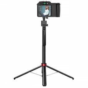 Монопод для селфі Hoco DYY04 трипод + знімний BT пульт Black