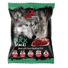 Ласощі для собак Alpha Spirit Duck Snacks for Dogs з качкою 50 гр