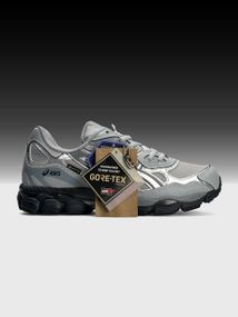 Чоловічі кросівки ASICS Gel-NYC Gore-Tex Light Grey Black (термо) , В'єтнам 45 28.5