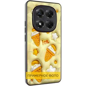 TPU+PC чохол Prisma Fluffie для Xiaomi Redmi Note 14 4G (Int. version) Ice