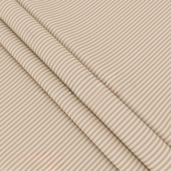 Комплект постільної білизни Love You Home бязь gold Смужка беж Двоспальний 175x215 см (7265) | Зображення 1