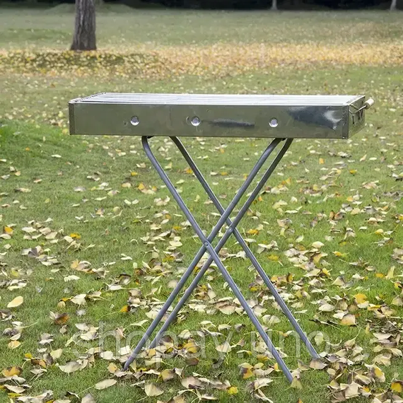 Переносний мангал BARBECUE TRAY 770T MD-008 809 (80*30*78см) | Зображення 2