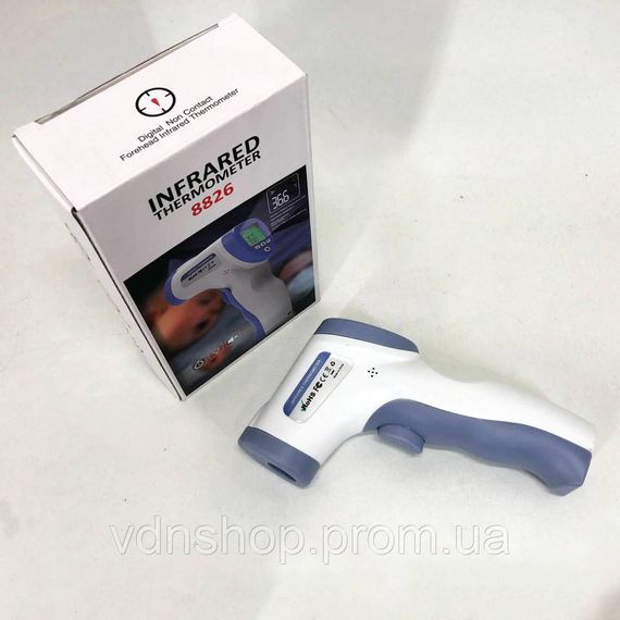 Термометр медичний цифровий DT-8826, Лазерний вимірювач температури, Безконтактний лобовий термометр FD-86 | Зображення 6