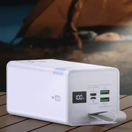 Повербанк Remax 50000mAh 22.5W с быстрой зарядкой 2хUSB/Type-C 5A PD/QC3.0 (RPP-321) | Зображення 1