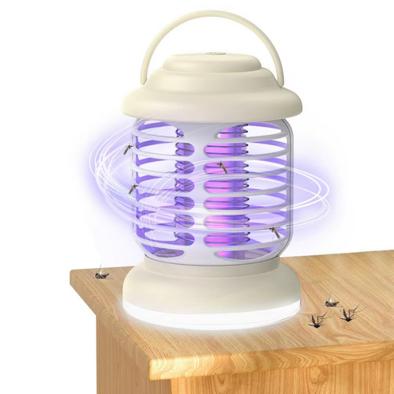 Лампа пастка комарів, знищувач комах для дому та на природі, акумуляторна лампа 1200 мА·год | Зображення 5