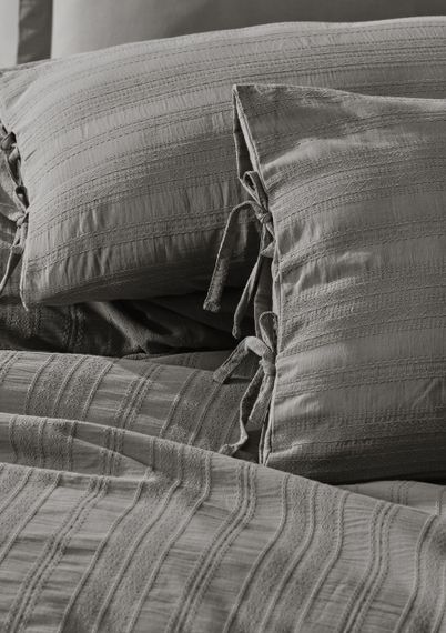 Постельное белье Saheser Stonewashed Ranforce 200 х 220 см Lucca Gri | Зображення 1