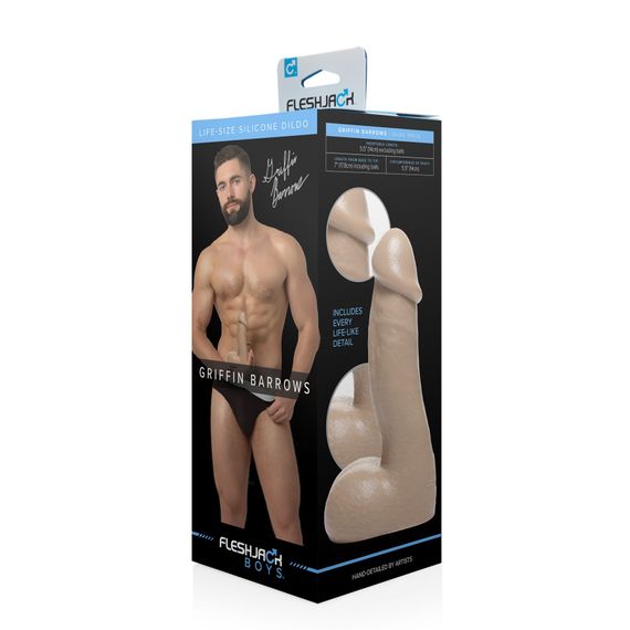 Фаллоимитатор Fleshjack Boys: Griffin Barrows Dildo, по слепку пениса порноактера | Зображення 5