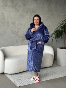 Женский махровый халат батал (3203/2) 3XL