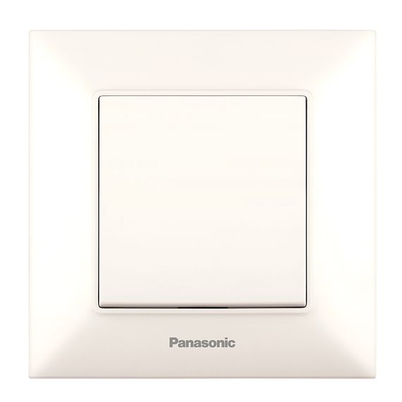 Вимикач Panasonic Arkedia Slim одноклавішний, кремовий