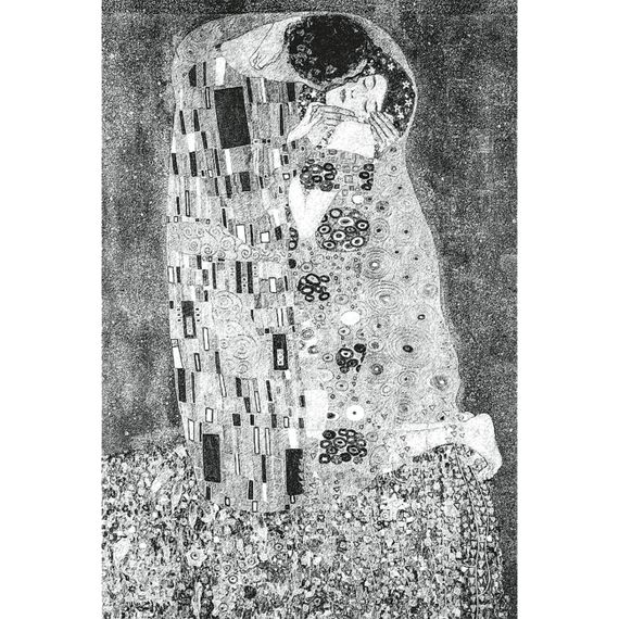 Пазл "Густав Климт. Поцелуй" 500 элементов 37542 Trefl Art, на листе (5900511375428) | Зображення 3