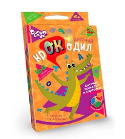 Настільна гра вікторина "Крокодил" CROC-01-01U Danko Toys, в коробці (4823102804958)