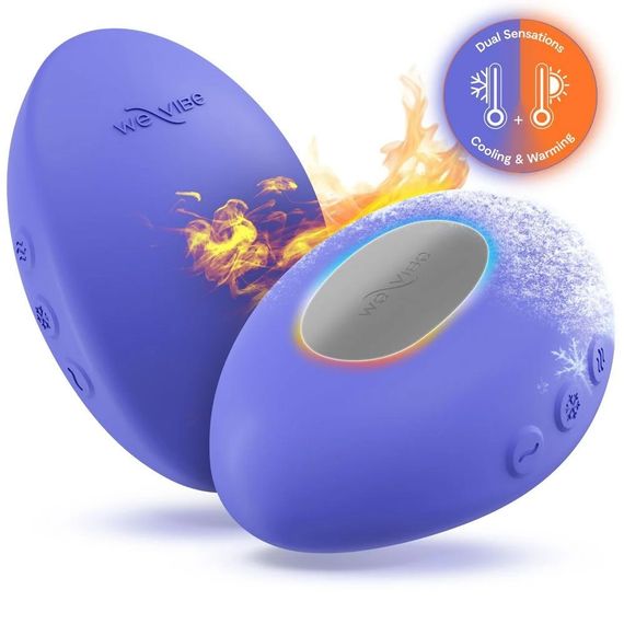 Клиторальный вибратор We-Vibe Temp Lavender Blue с функцией нагрева и охлаждения, синий Sex Aura | Зображення 1