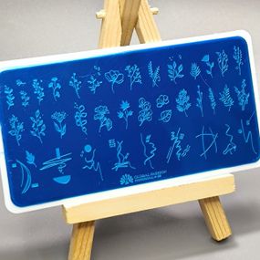 Пластина для стемпинга 155 Global Fashion (12х6см)