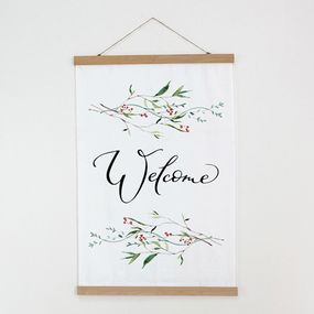 Тканинний постер на стіну Welcome 60х93 см (TPSR_23NY022)