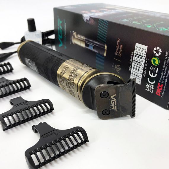 Тример VGR V-296, Багатофункціональна машинка для стрижки бороди, Професійний триммер для гоління | Зображення 7