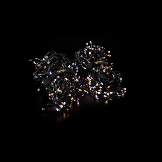 Smart LED Гирлянда Twinkly Cluster AWW 400 Gen II, IP44, длина 6м, кабель черный (TWC400GOP-BEU) | Зображення 4