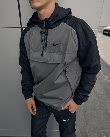 Анорак чоловічий "House" Nike чорно-сірий | Зображення 1