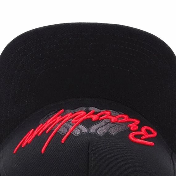 Кепка снепбек (Snapback)  Brooklyn La Familia Чорний 56-61р (9042) | Зображення 3