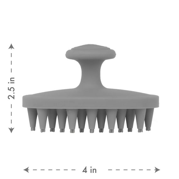 Щітка для купання Dexas Brushbuster, 10 см, сіра | Зображення 3
